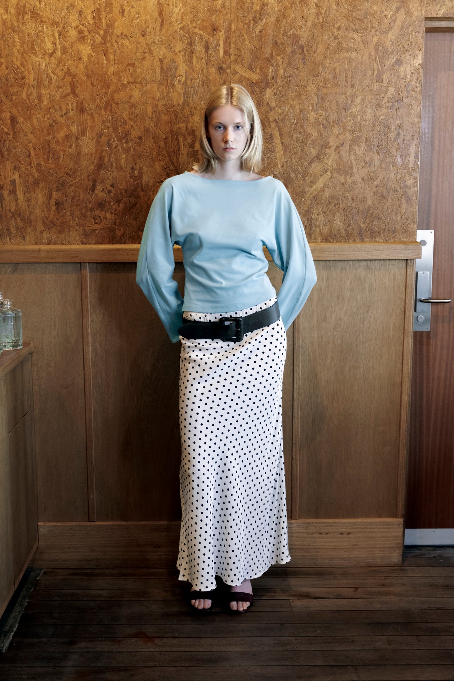 Bias Ankle Skirt Pois Bianca (previous production)