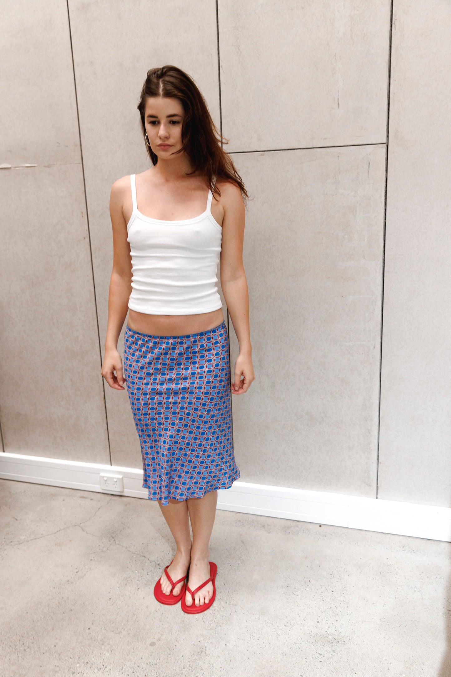 Bias Knee Skirt Catena