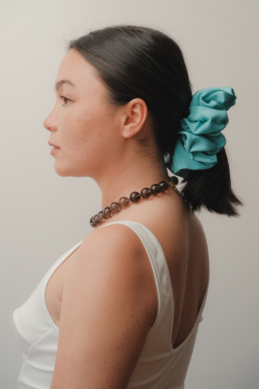 Oversized Scrunchie Turchese