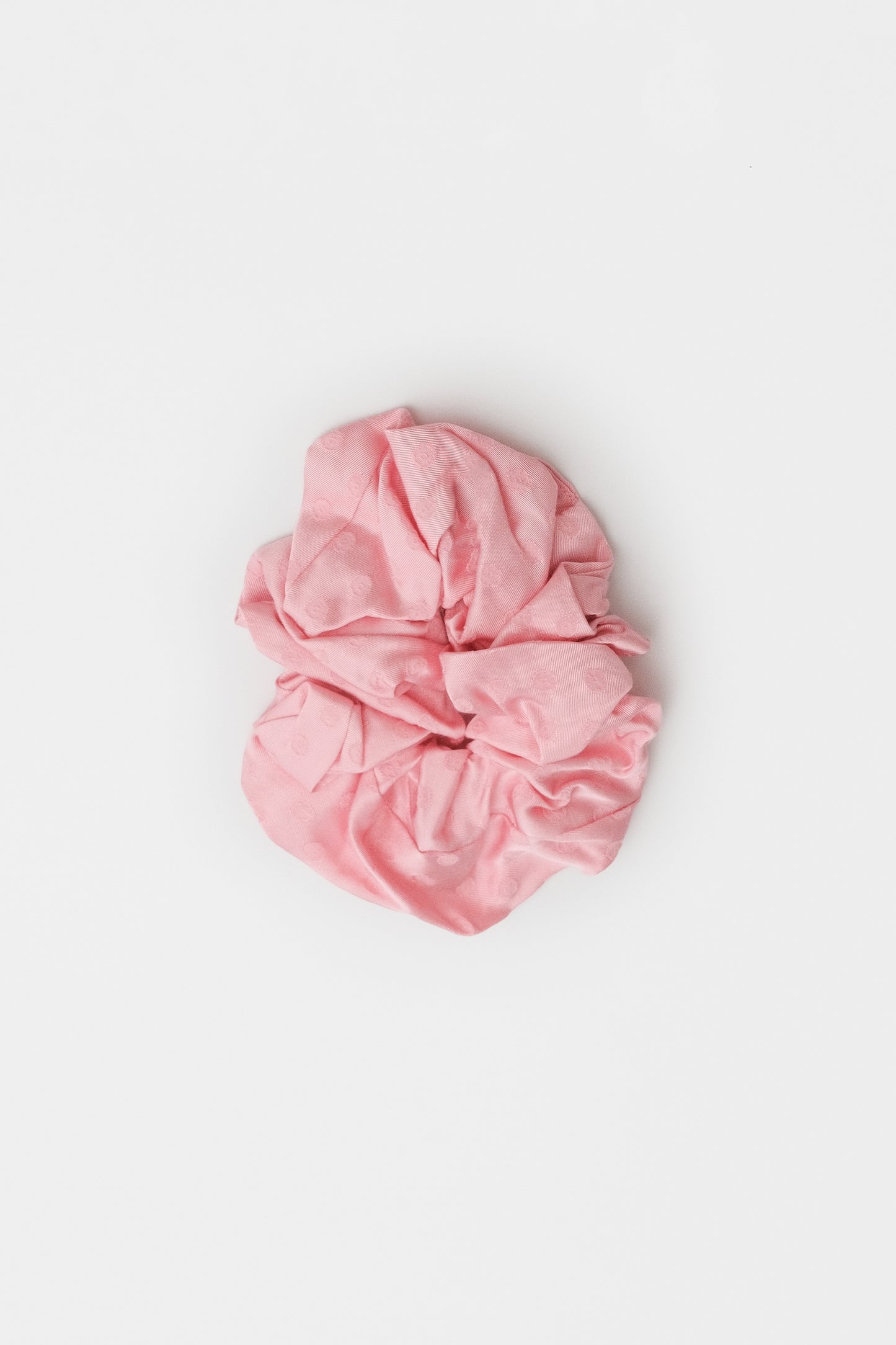 Oversized Scrunchie Jacquard Rosa