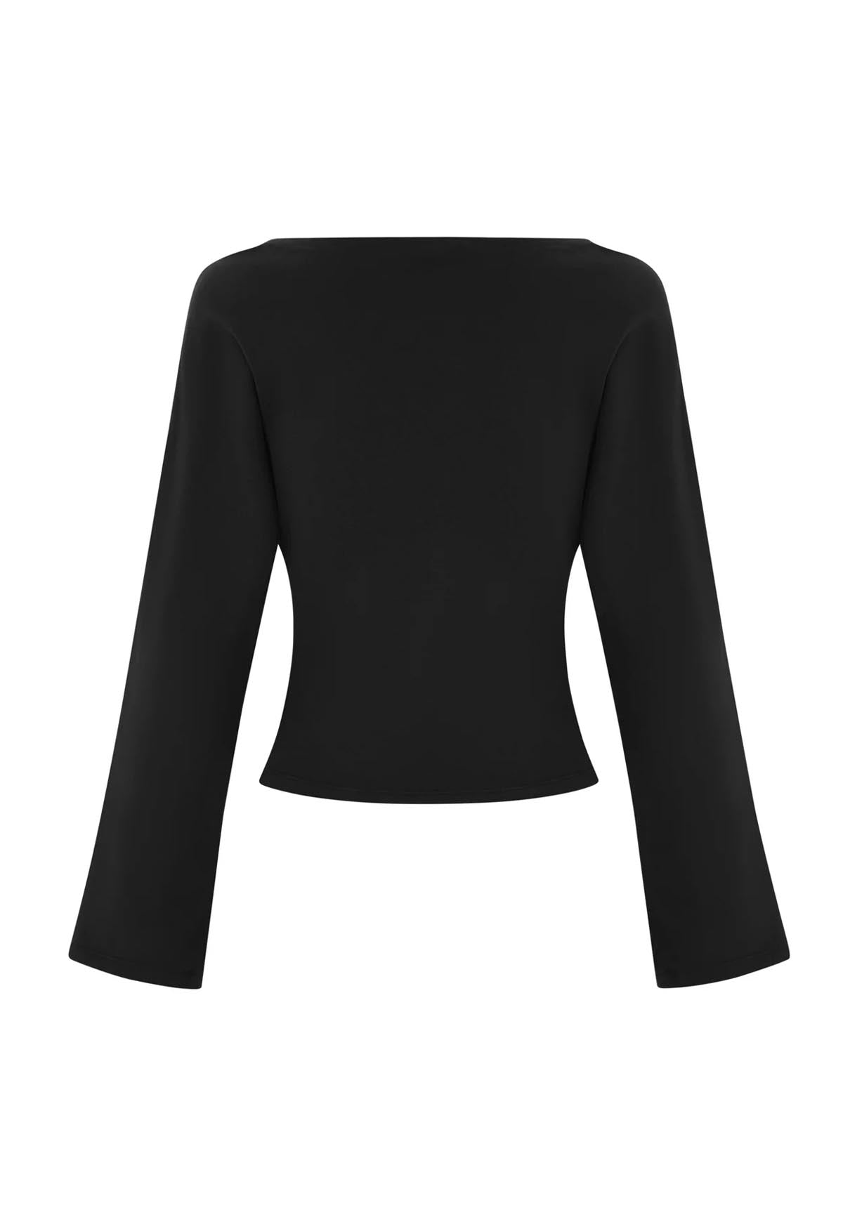 Bateau Long Sleeve Nera