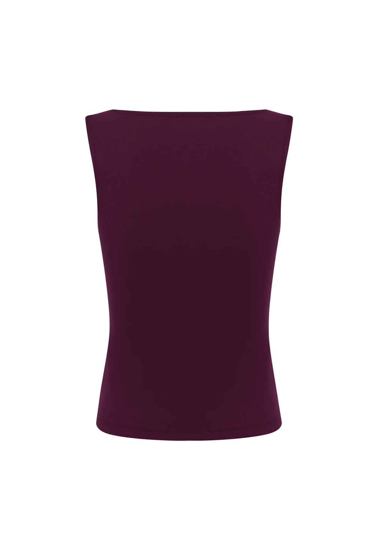 Bateau Tank Aubergine
