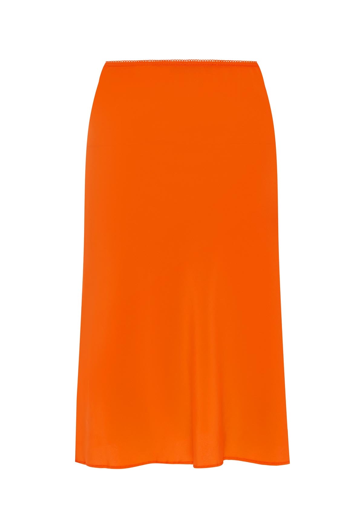 Bias Knee Skirt Arancia