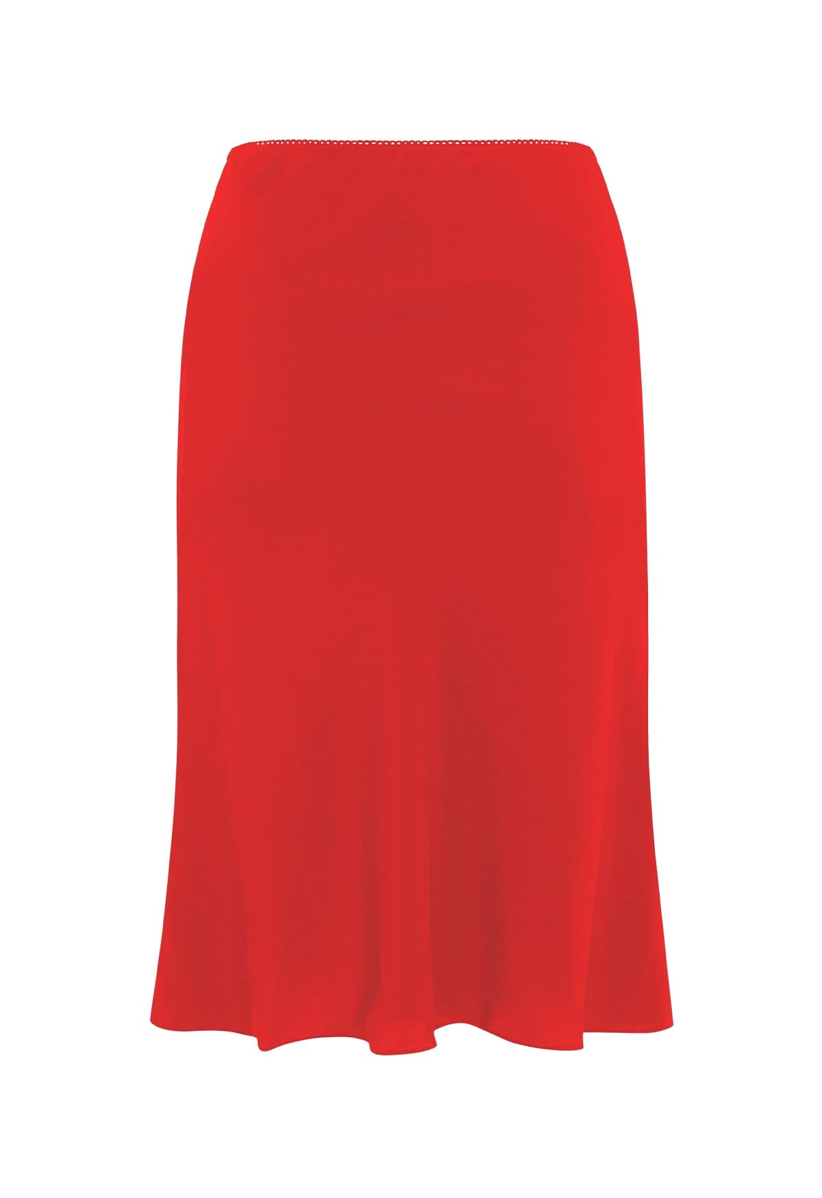 Bias Knee Skirt Pomodoro