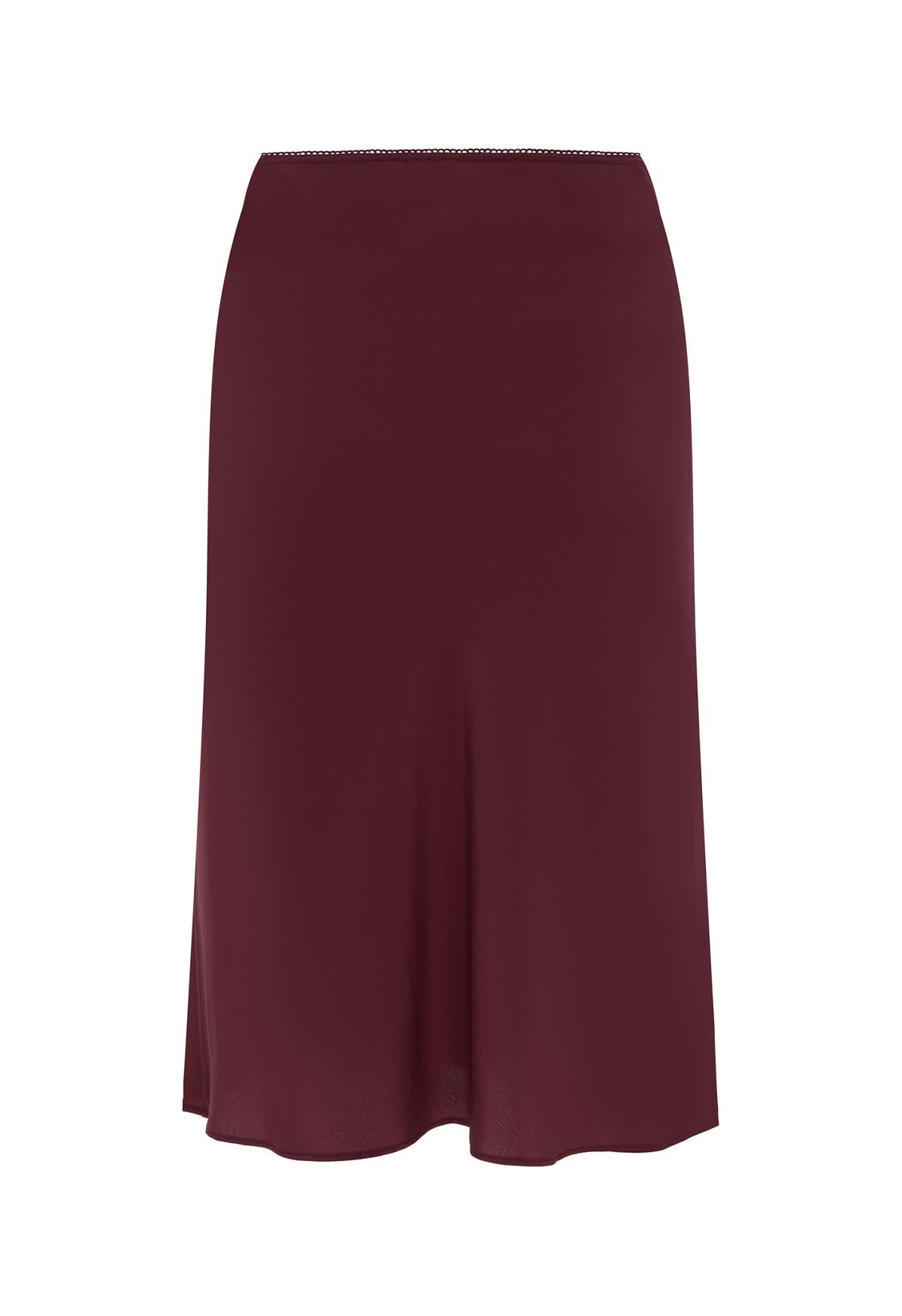 Bias Knee Skirt Vino