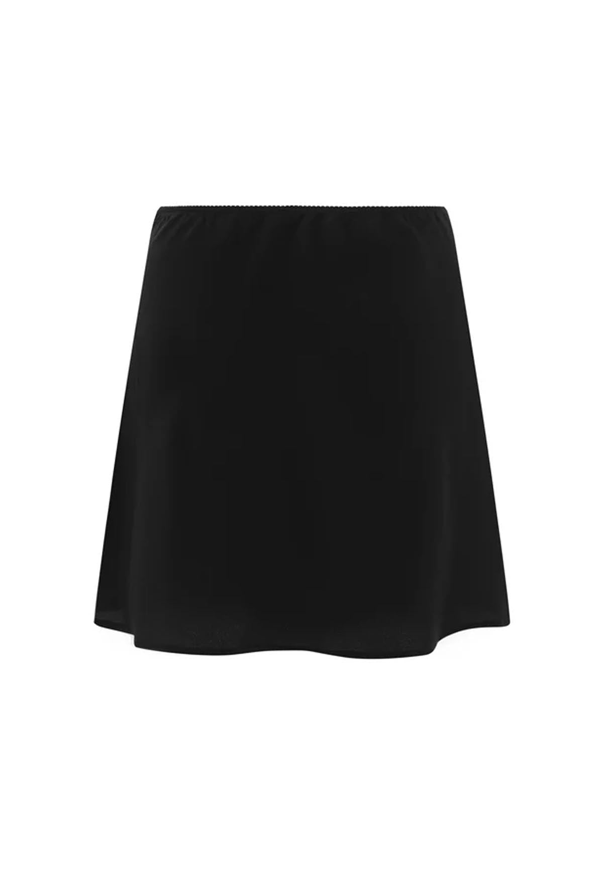 Bias Mini Skirt Nera