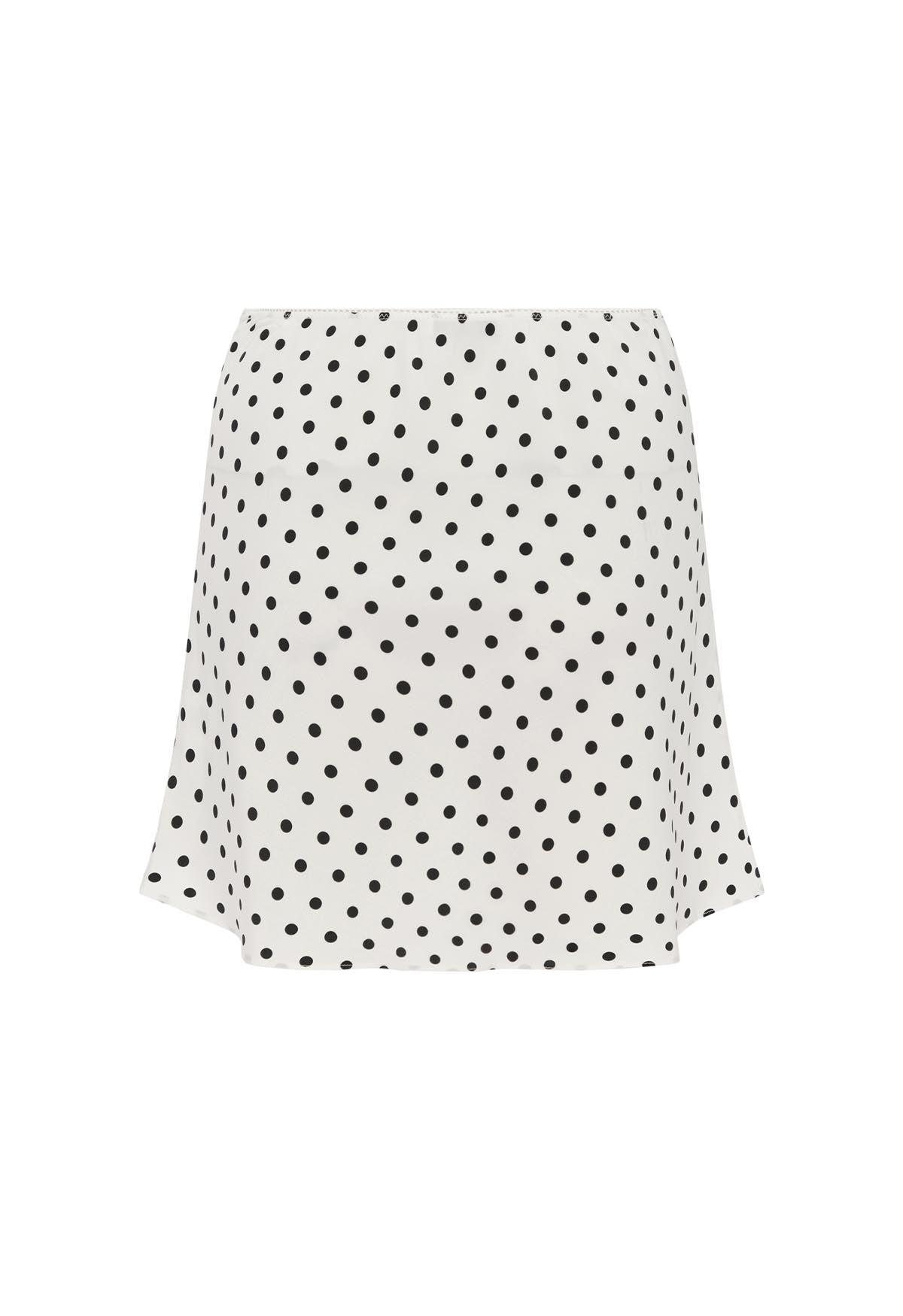 Bias Mini Skirt Pois Bianca
