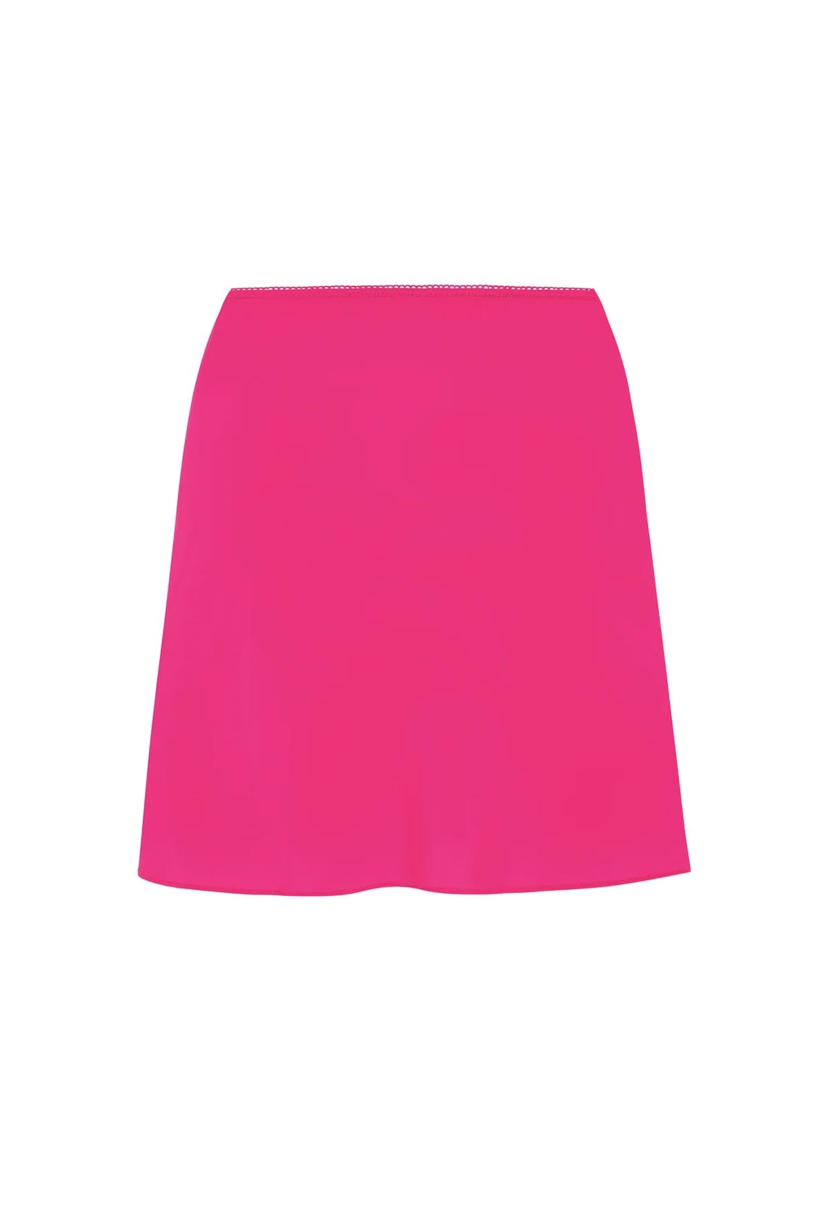 Bias Mini Skirt Rossetto Silk