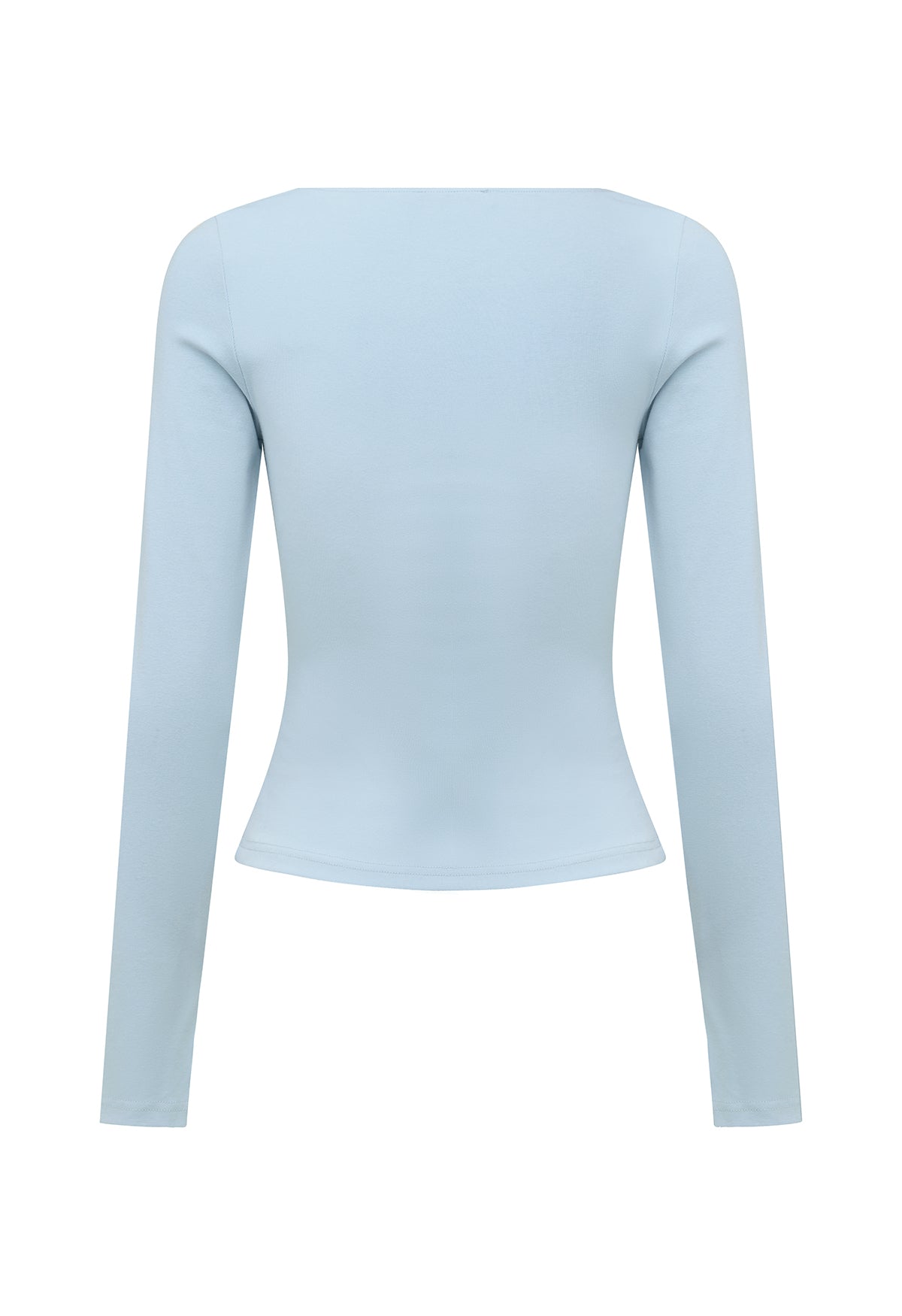 Button-Through Long Sleeve Top Cielo