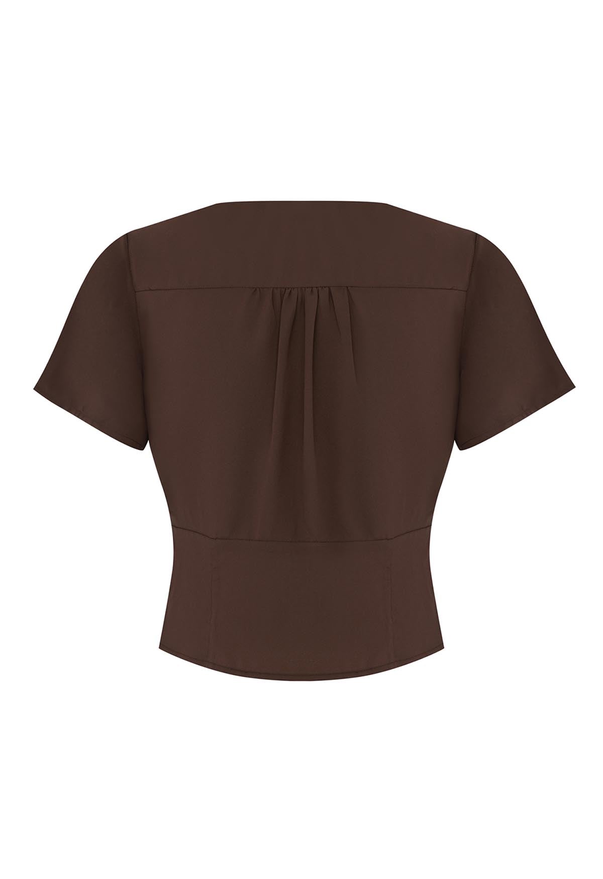 Cap-Sleeve Top Ciocco