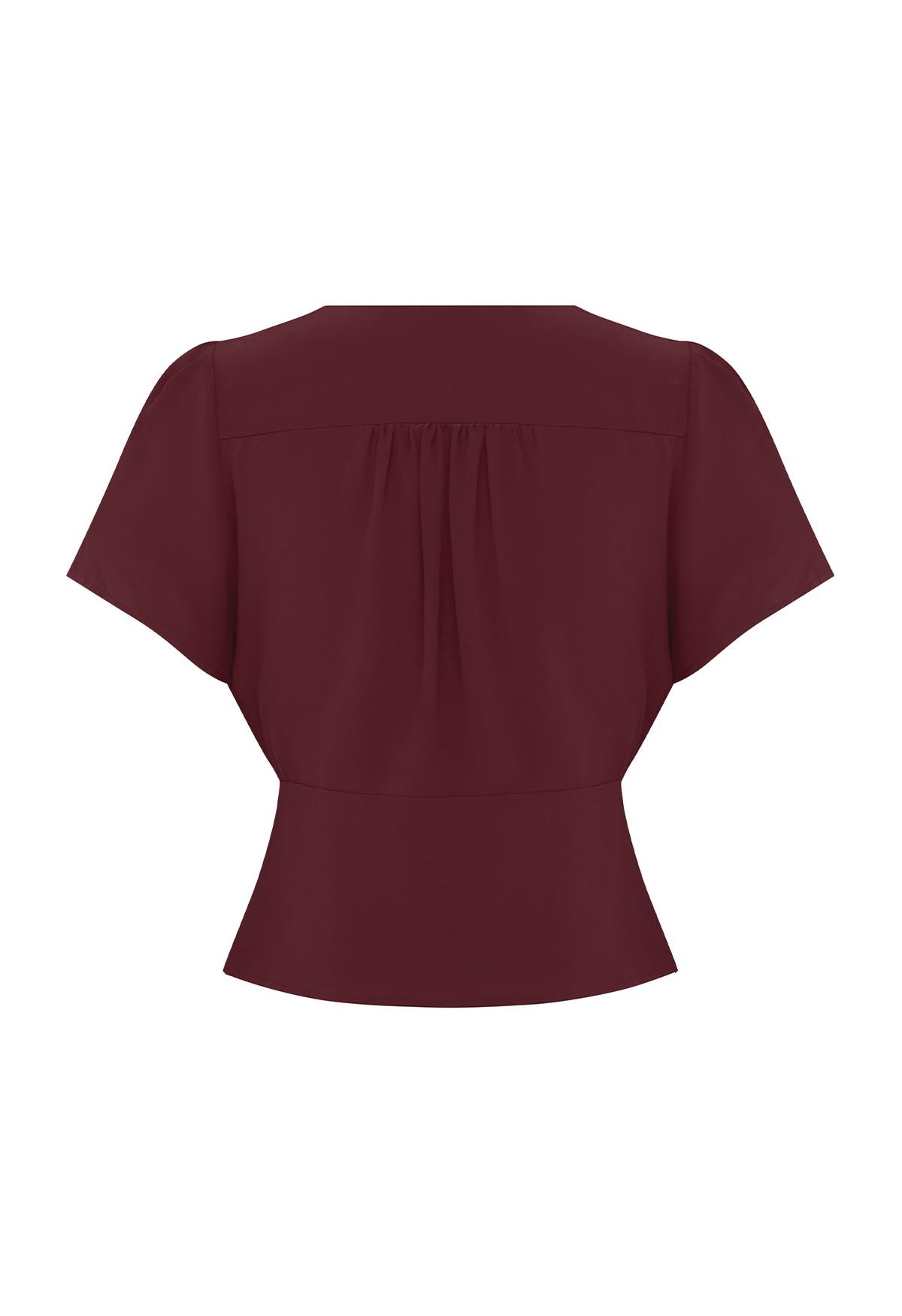 Cap-Sleeve Top Vino