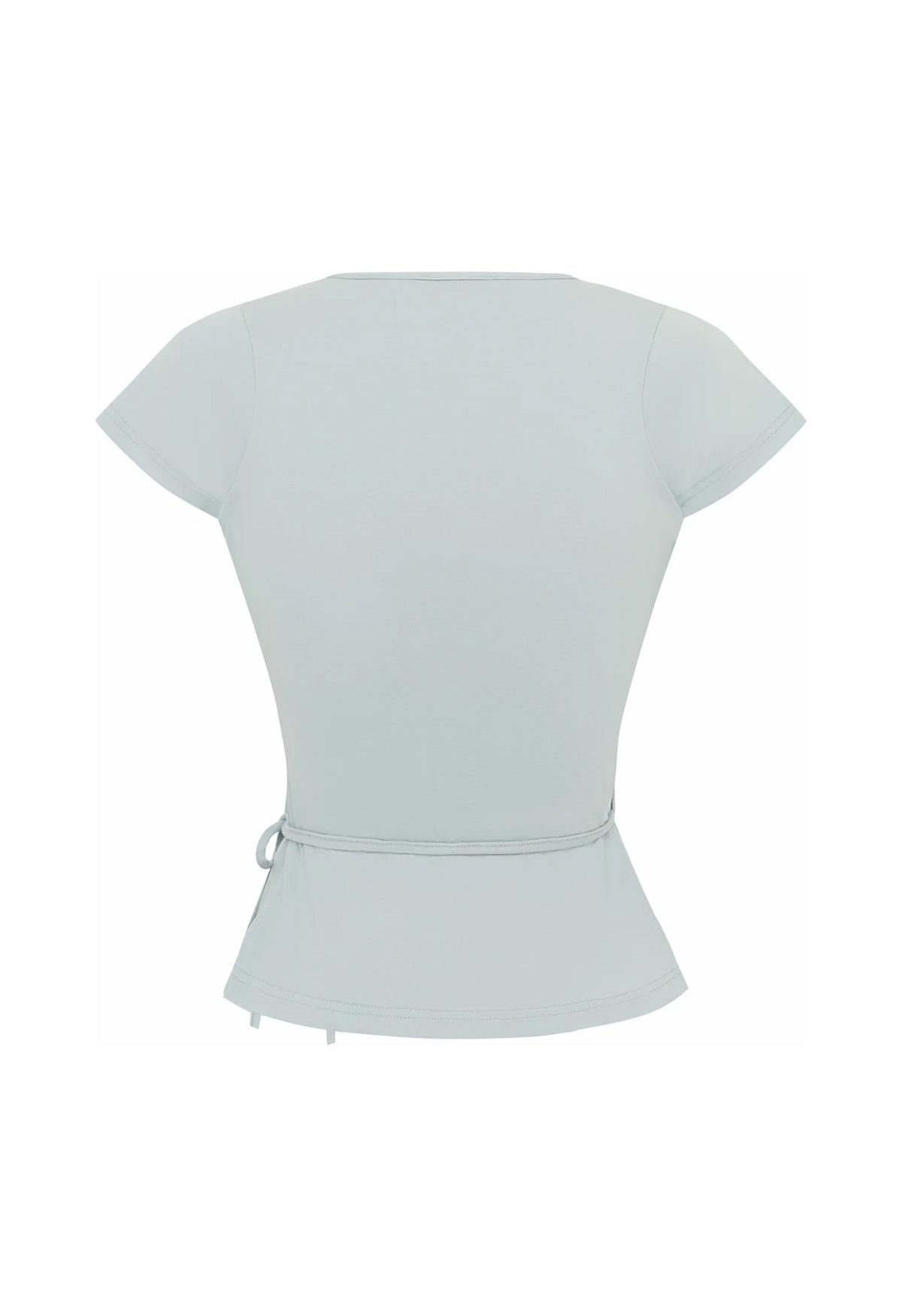 Cap-Sleeve Wrap Top Perla