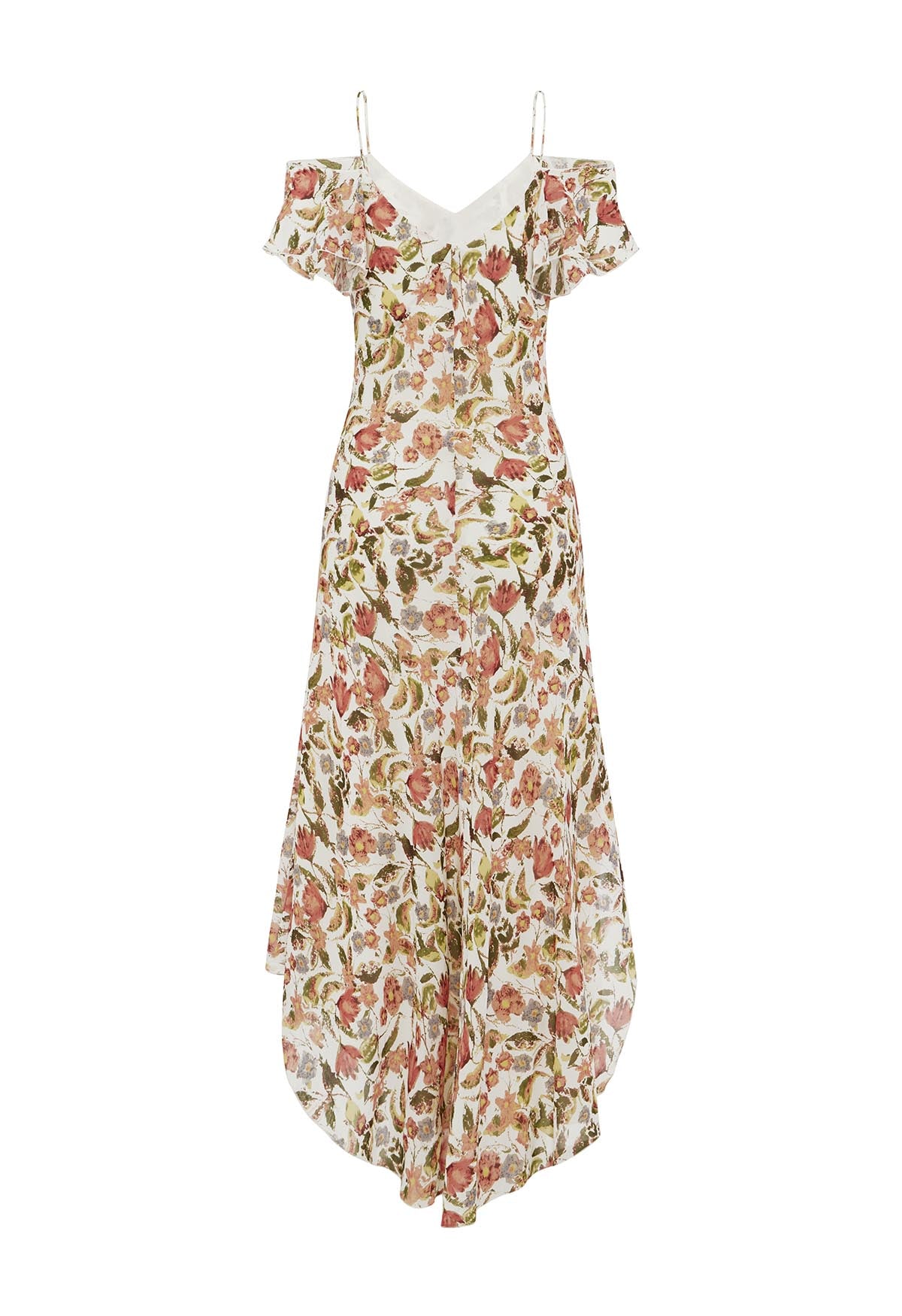 Flutter-Sleeve Dress Giardino