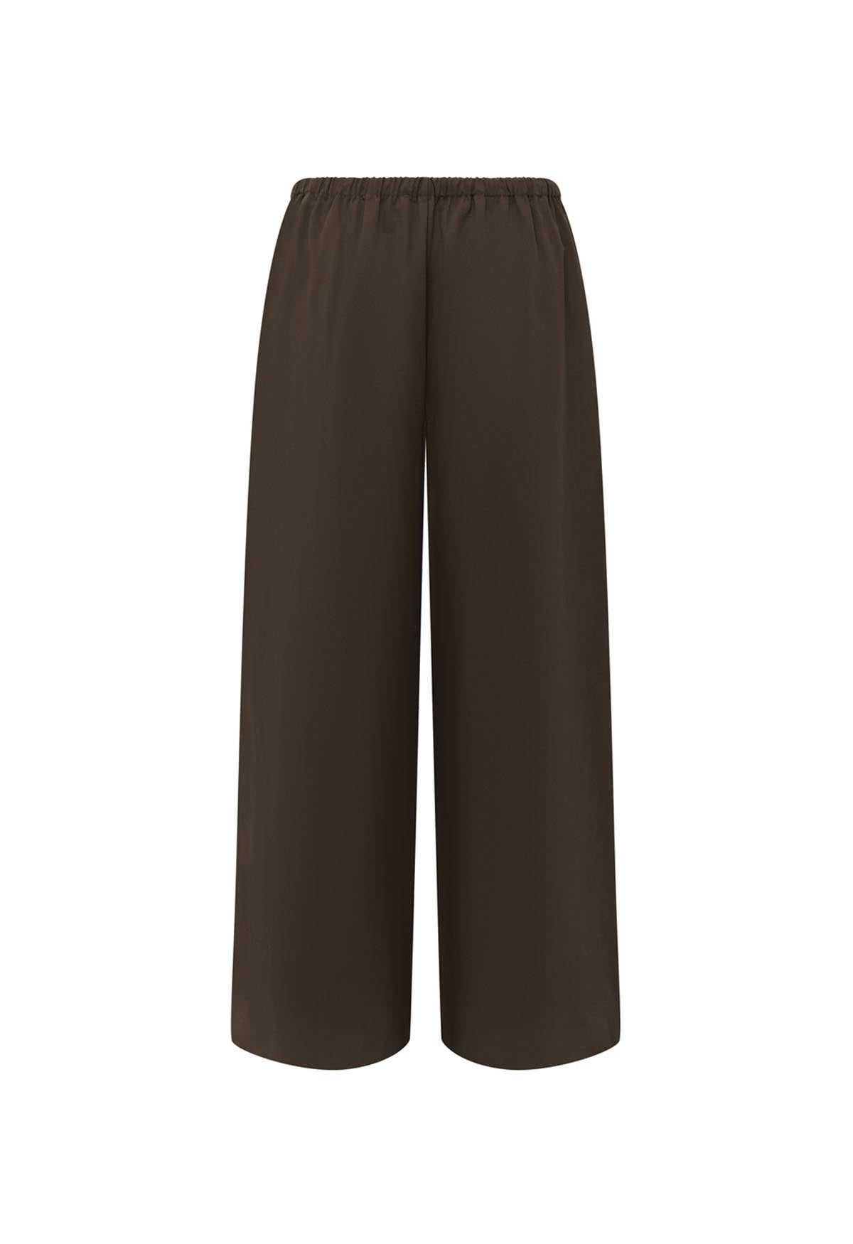 Mid-Rise Drawcord Pant Ciocco
