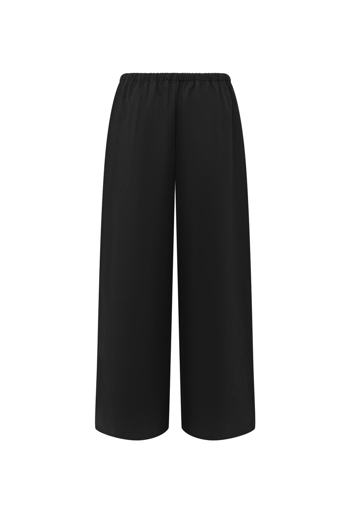 Mid-Rise Drawcord Pant Nera