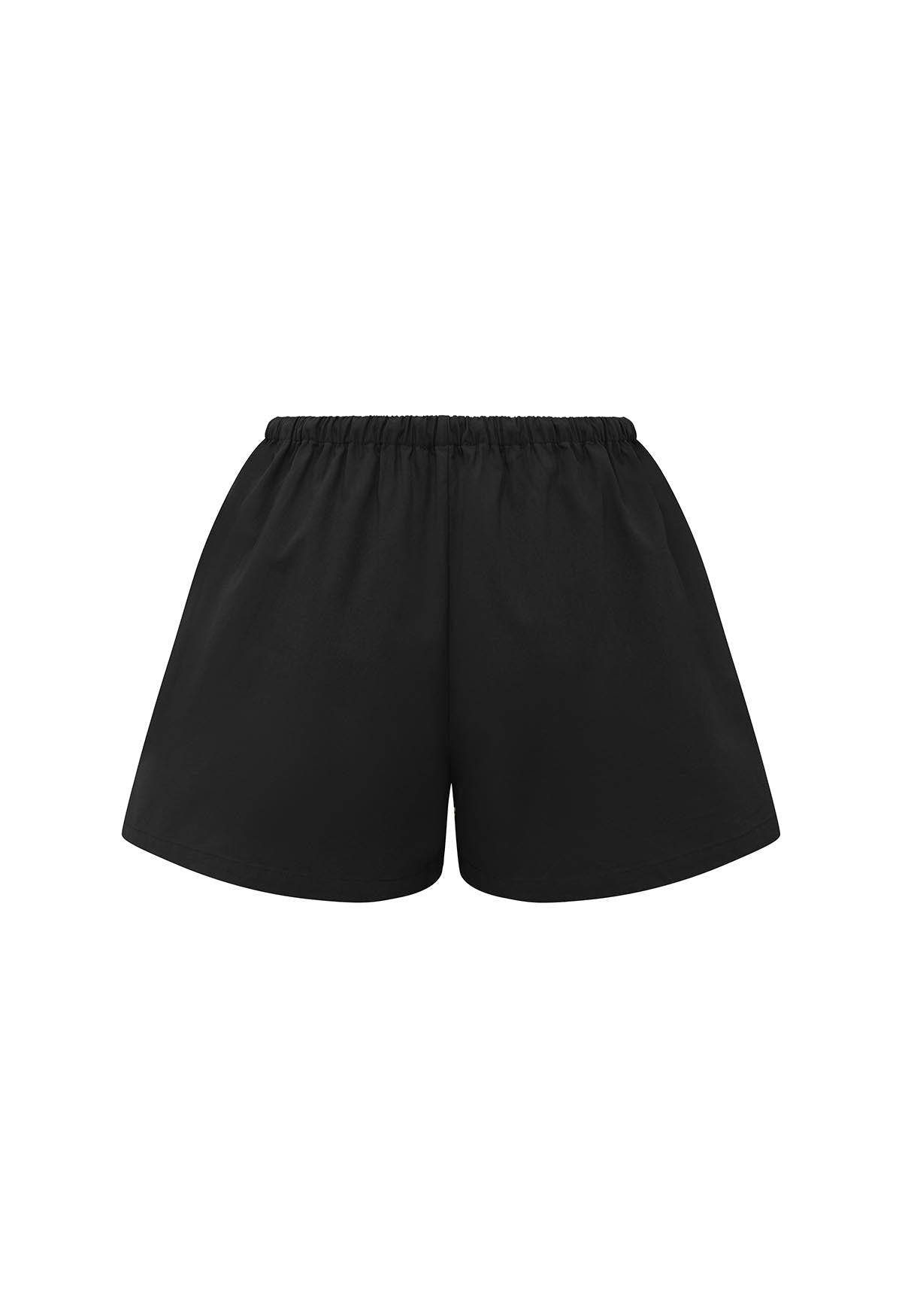 Mid-Rise Drawcord Short Nera