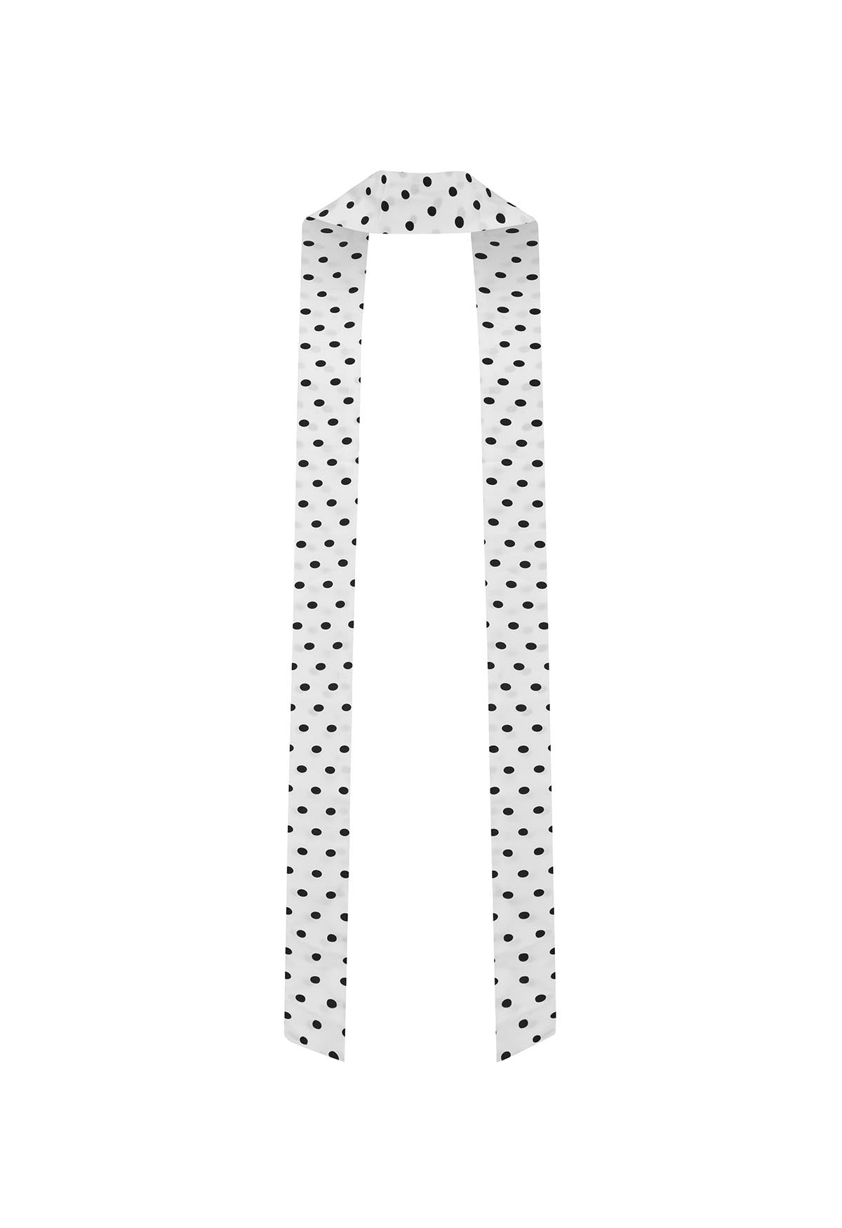 Neck Scarf Pois Bianca Silk