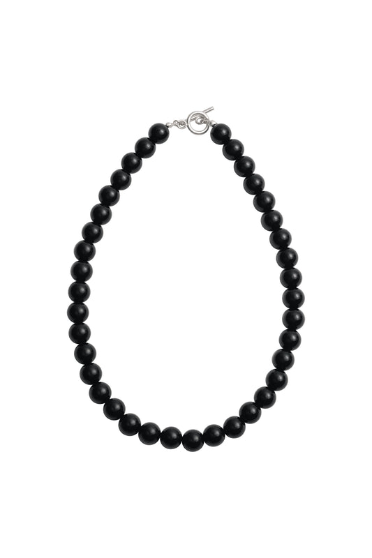 Olga Joan Sun Ray Necklace Onyx (M)