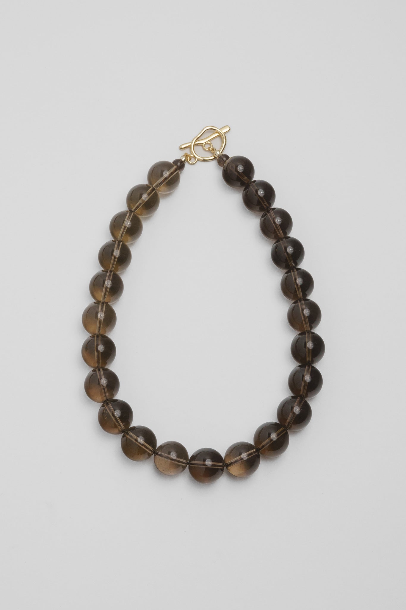 Olga Joan Sun Ray Necklace Smoky Quartz (L)