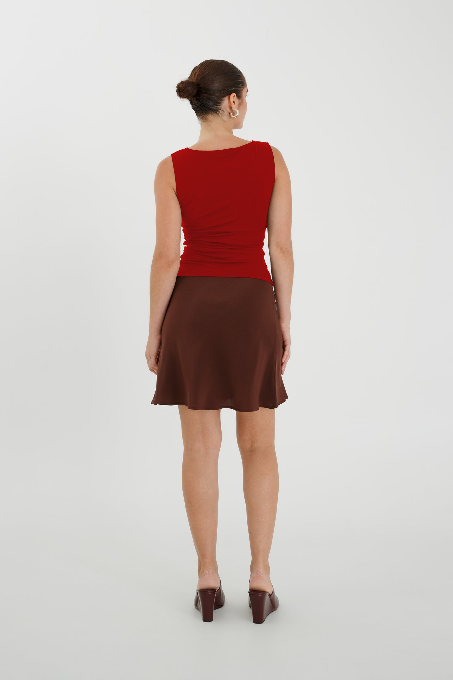 Button-Through Tank Rossa