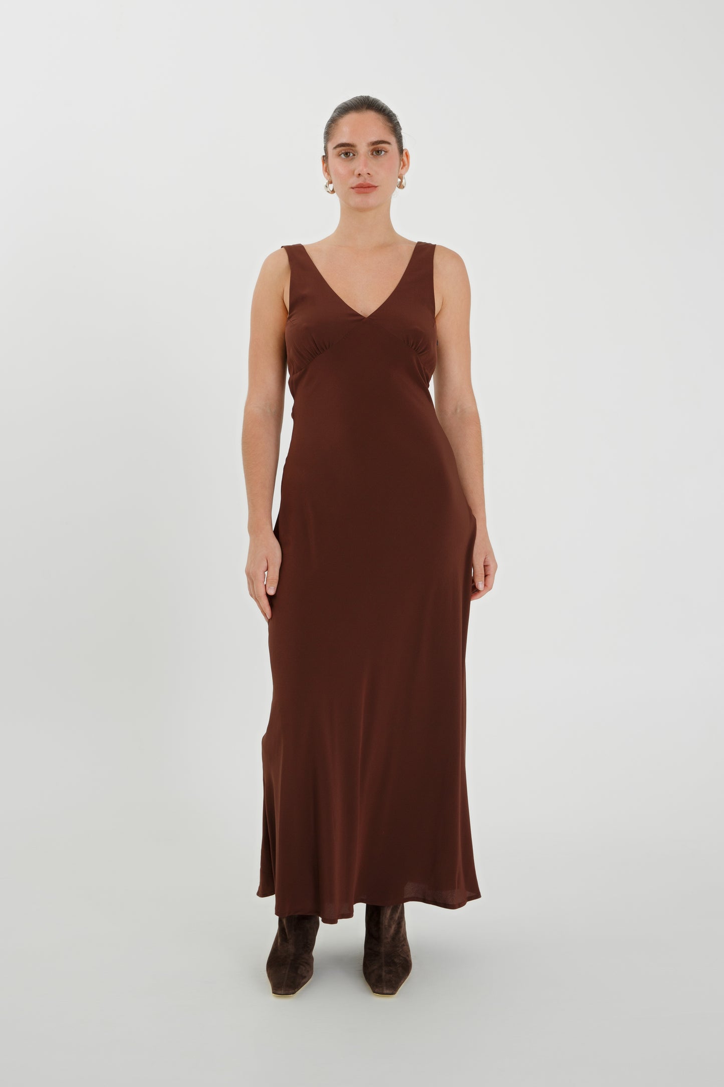 Plunge Bias Dress Ciocco