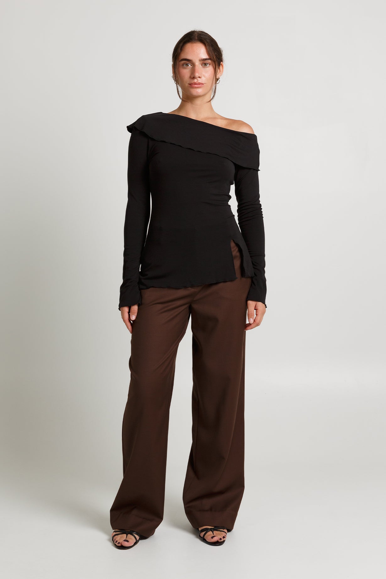 Bardot Long Sleeve Top Nera (first production run)