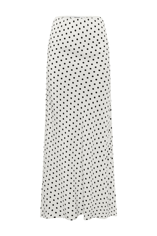 Bias Ankle Skirt Pois Bianca