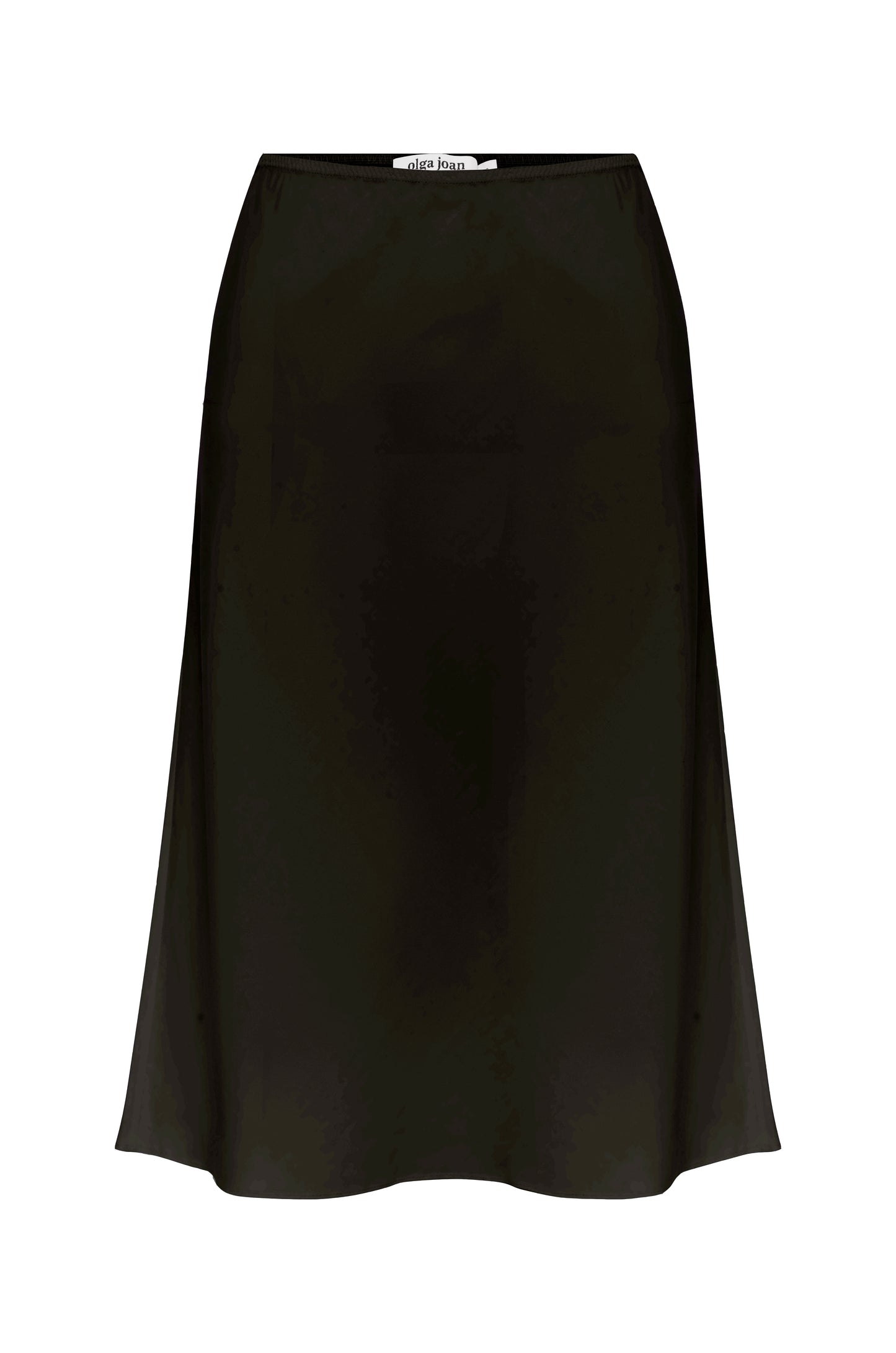 Bias Knee Skirt Nera Tencel