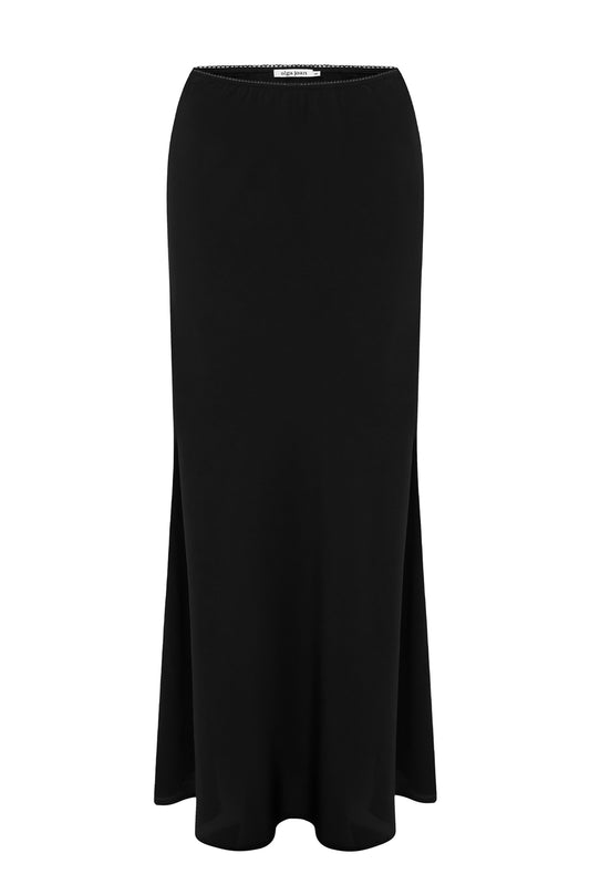 Bias Ankle Skirt Nera