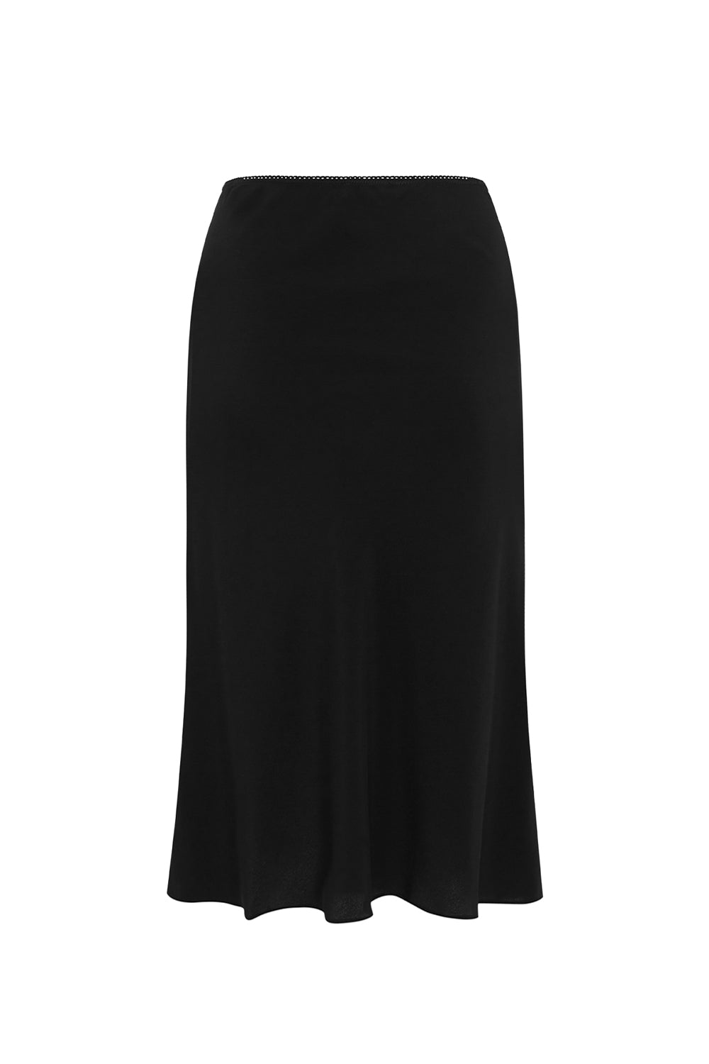 Bias Mid Skirt Nera