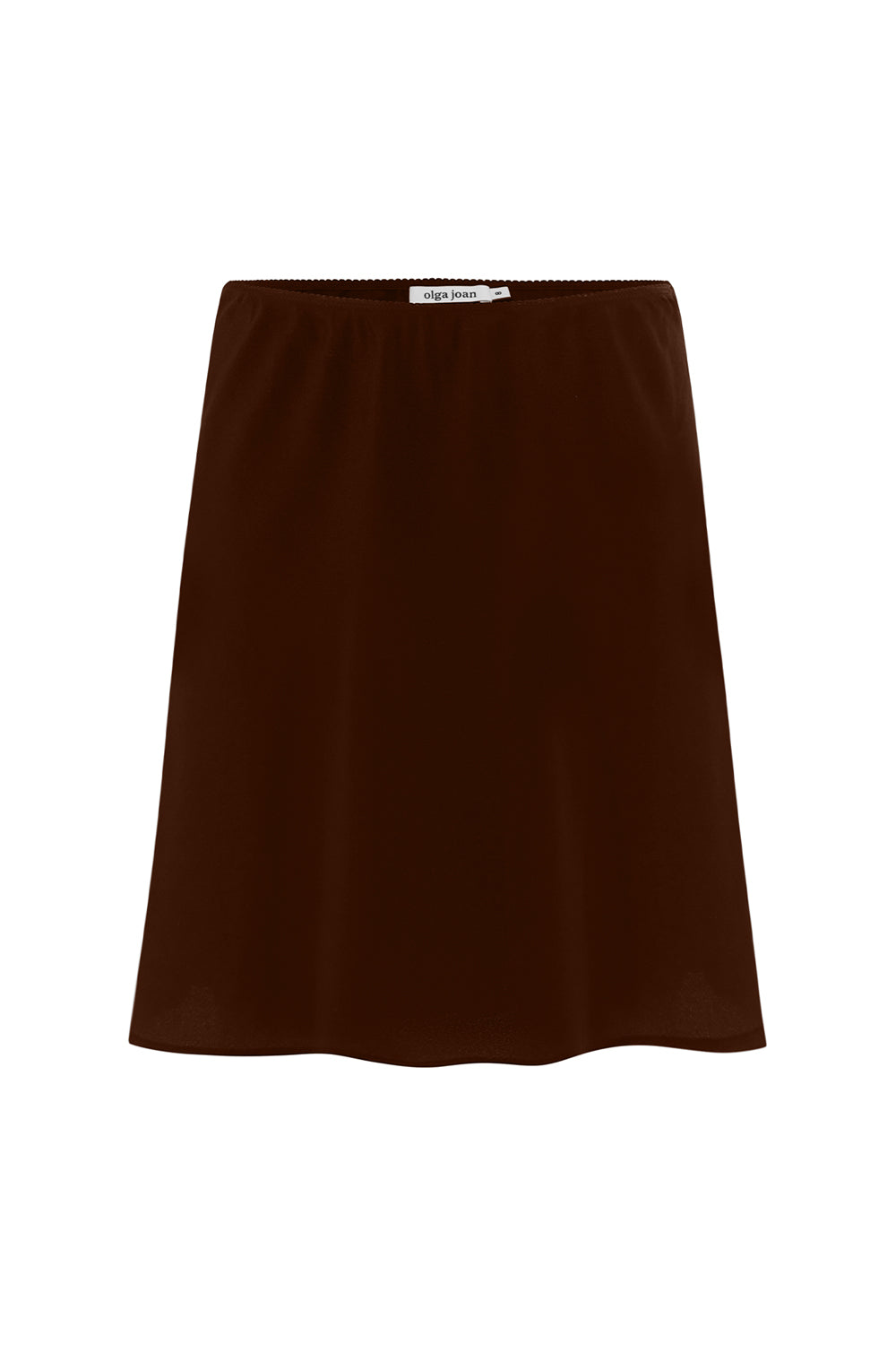 Bias Mini Skirt Ciocco