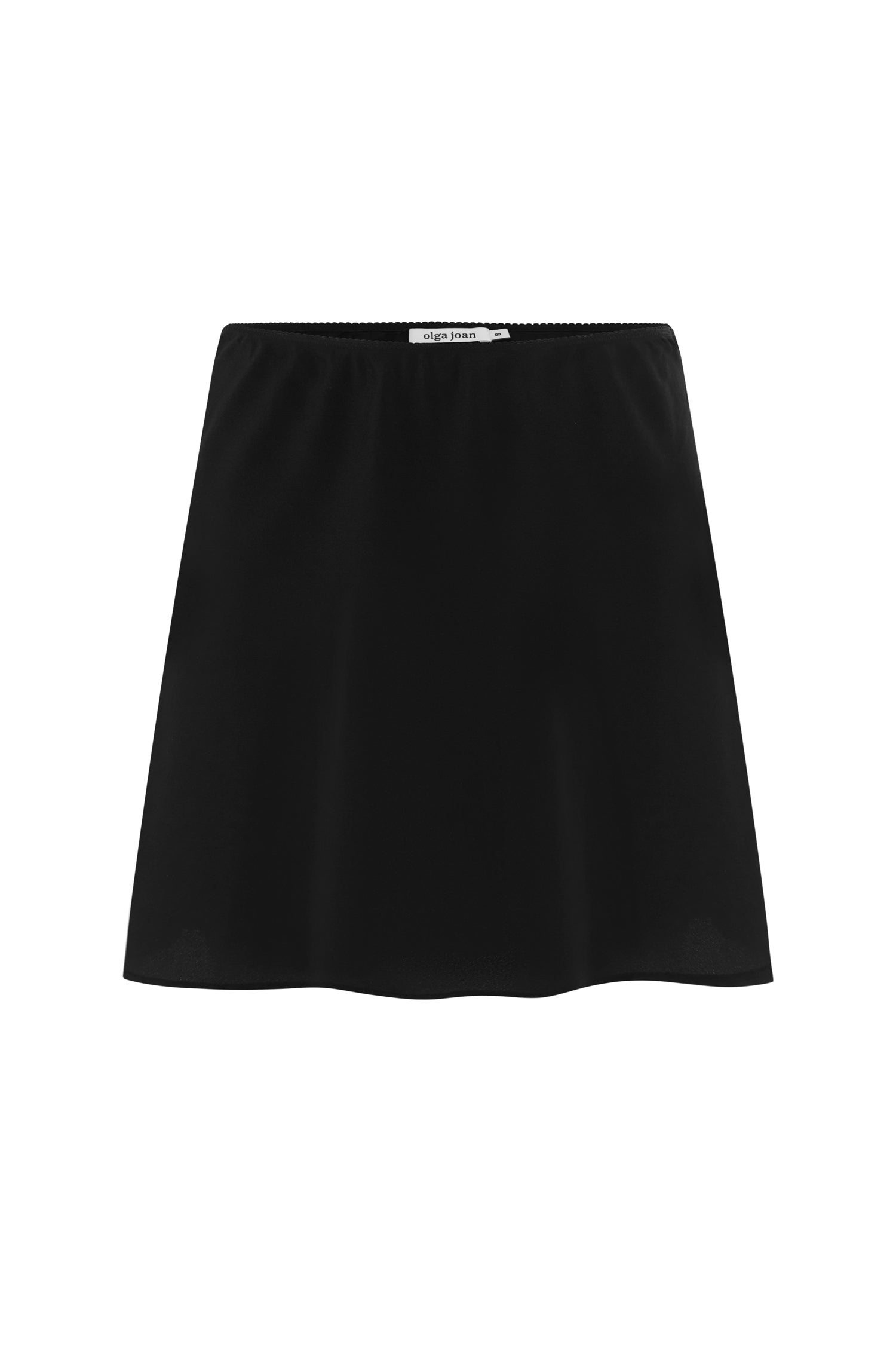 Bias Mini Skirt Nera – Olga Joan