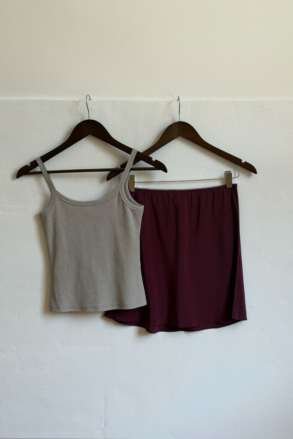 Bias Mini Skirt Vino