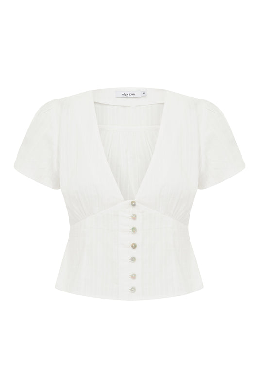 Cap-Sleeve Top Bianca