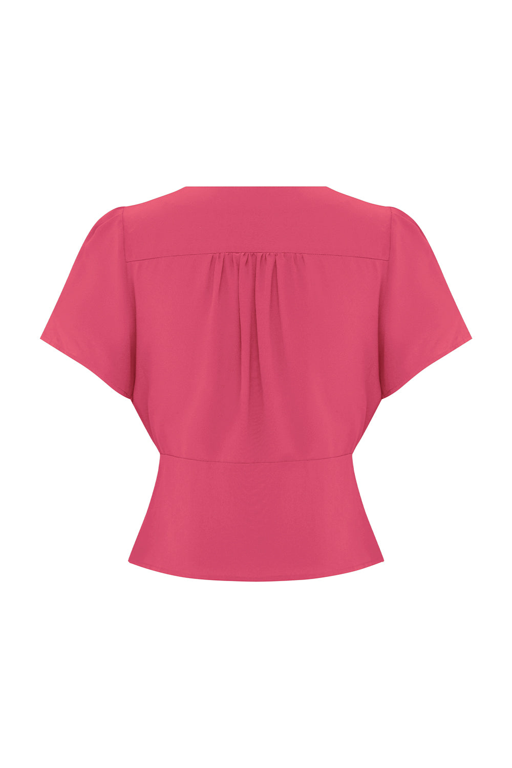 Cap-Sleeve Top Rosa Rosa