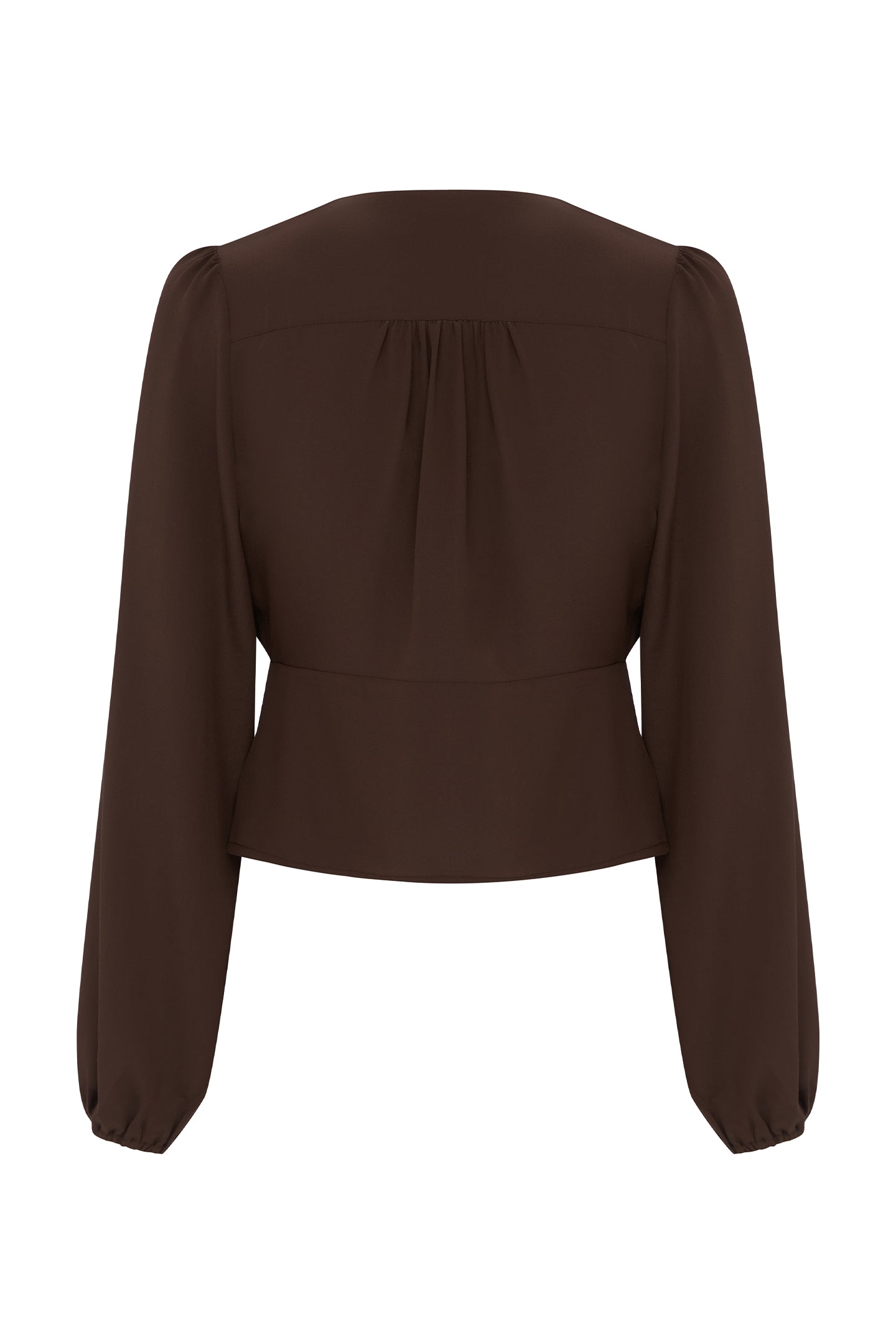 Button-Through Long Sleeve Blouse Ciocco