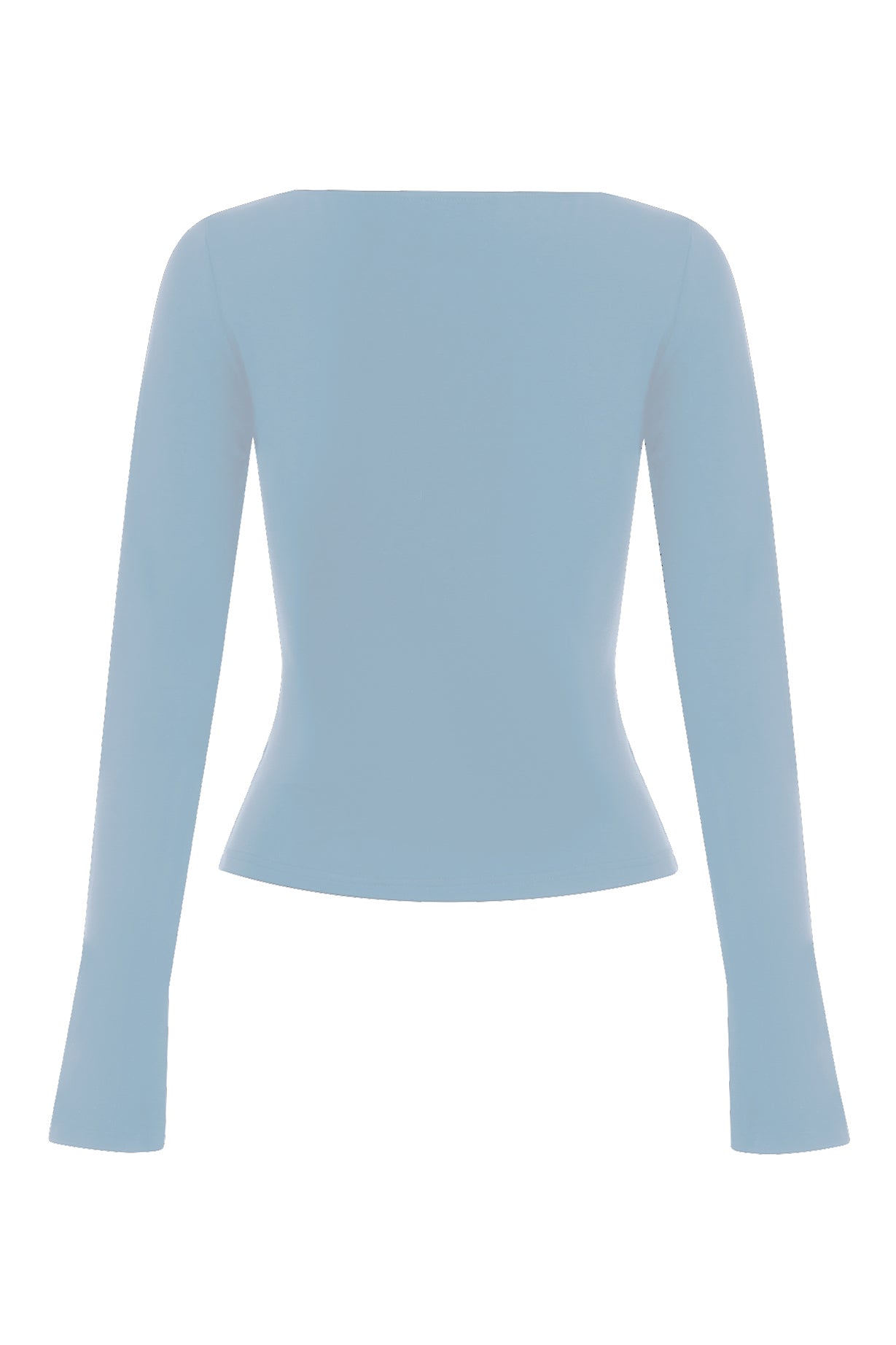 Button-Through Long Sleeve Top Cielo