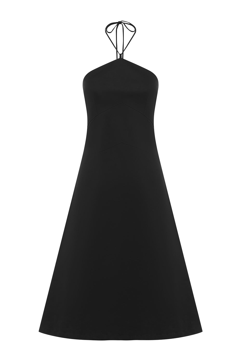 Chevron Seam Dress Nera