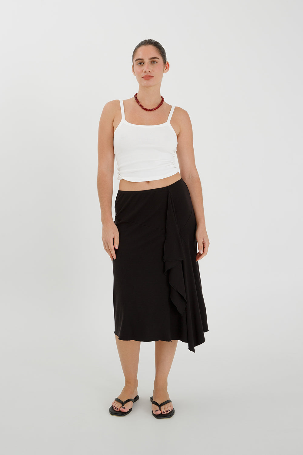 Flounce Front Skirt Nera