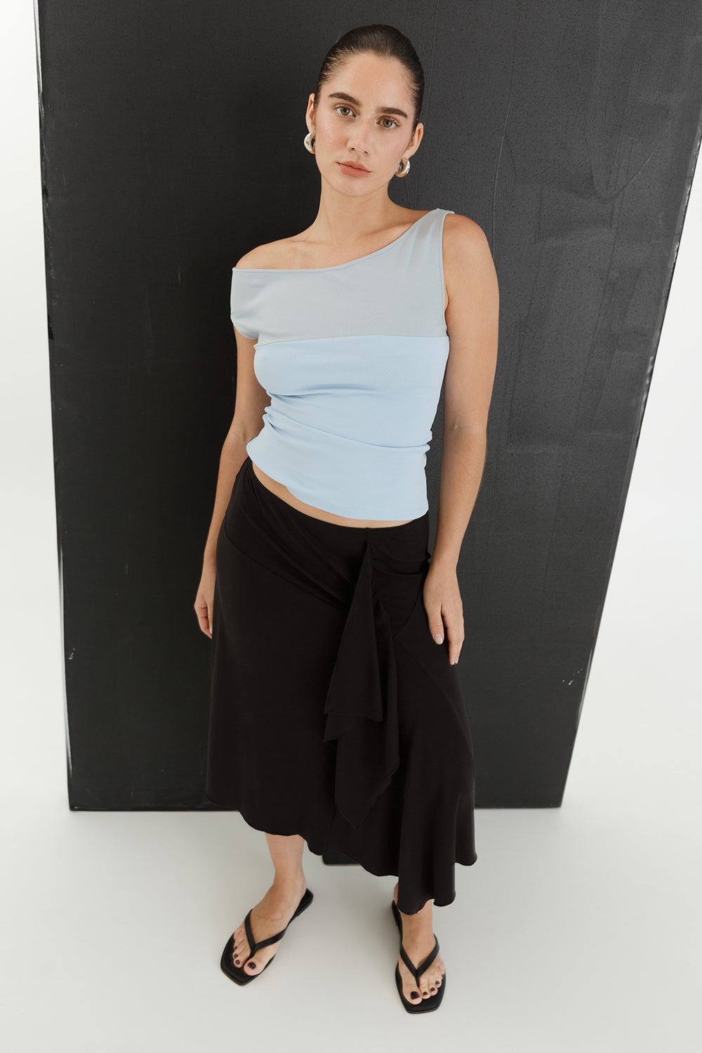 Flounce Front Skirt Nera