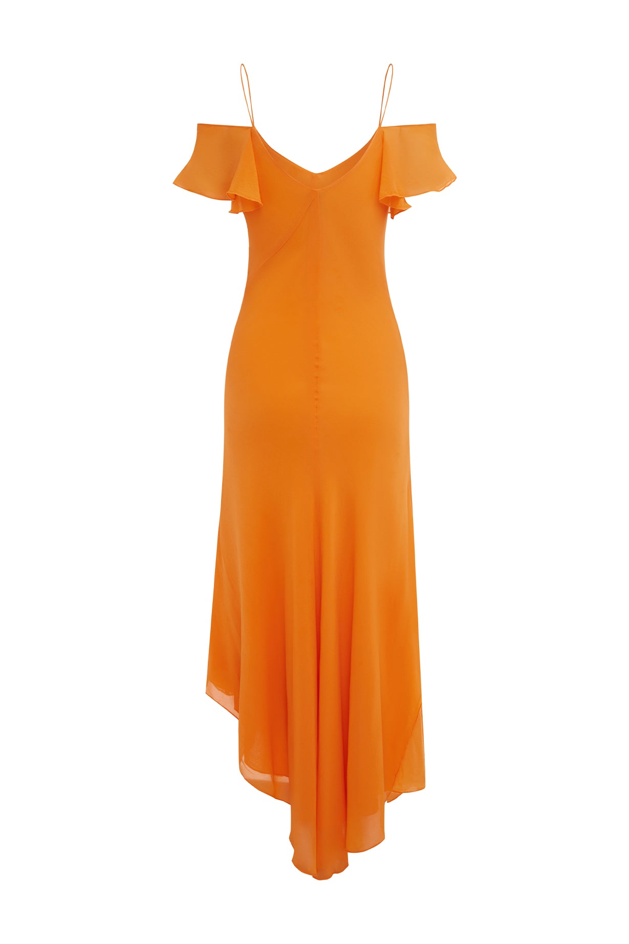 Flutter-Sleeve Dress Carota