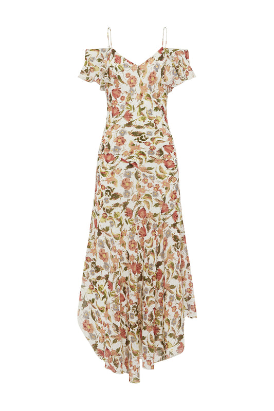 Flutter-Sleeve Dress Giardino