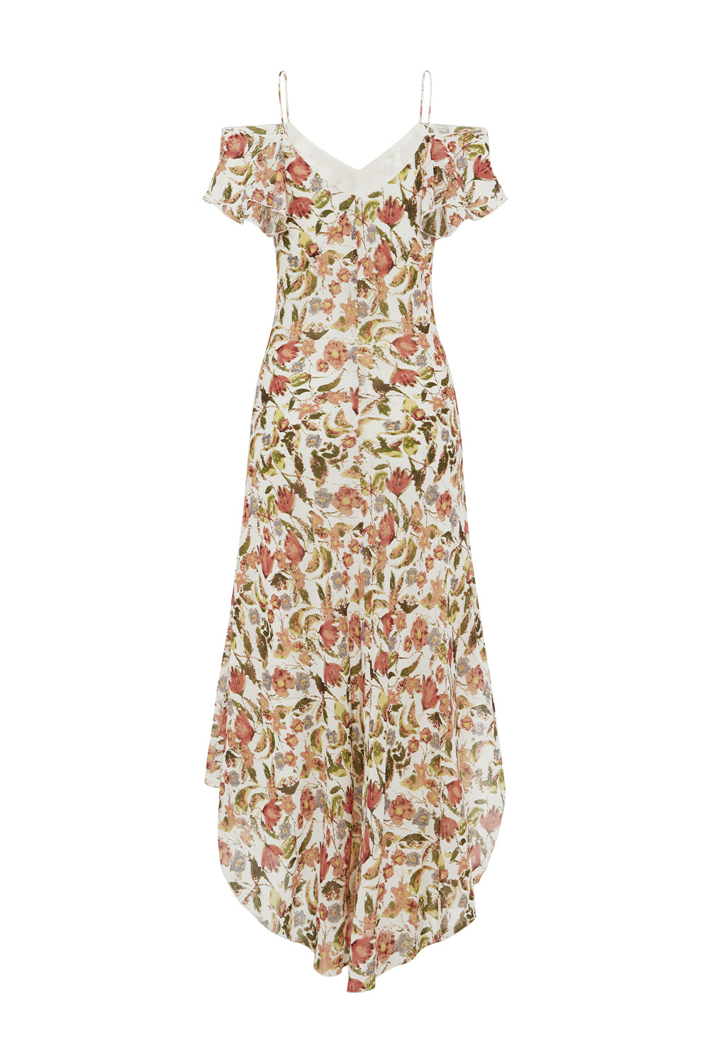 Flutter-Sleeve Dress Giardino