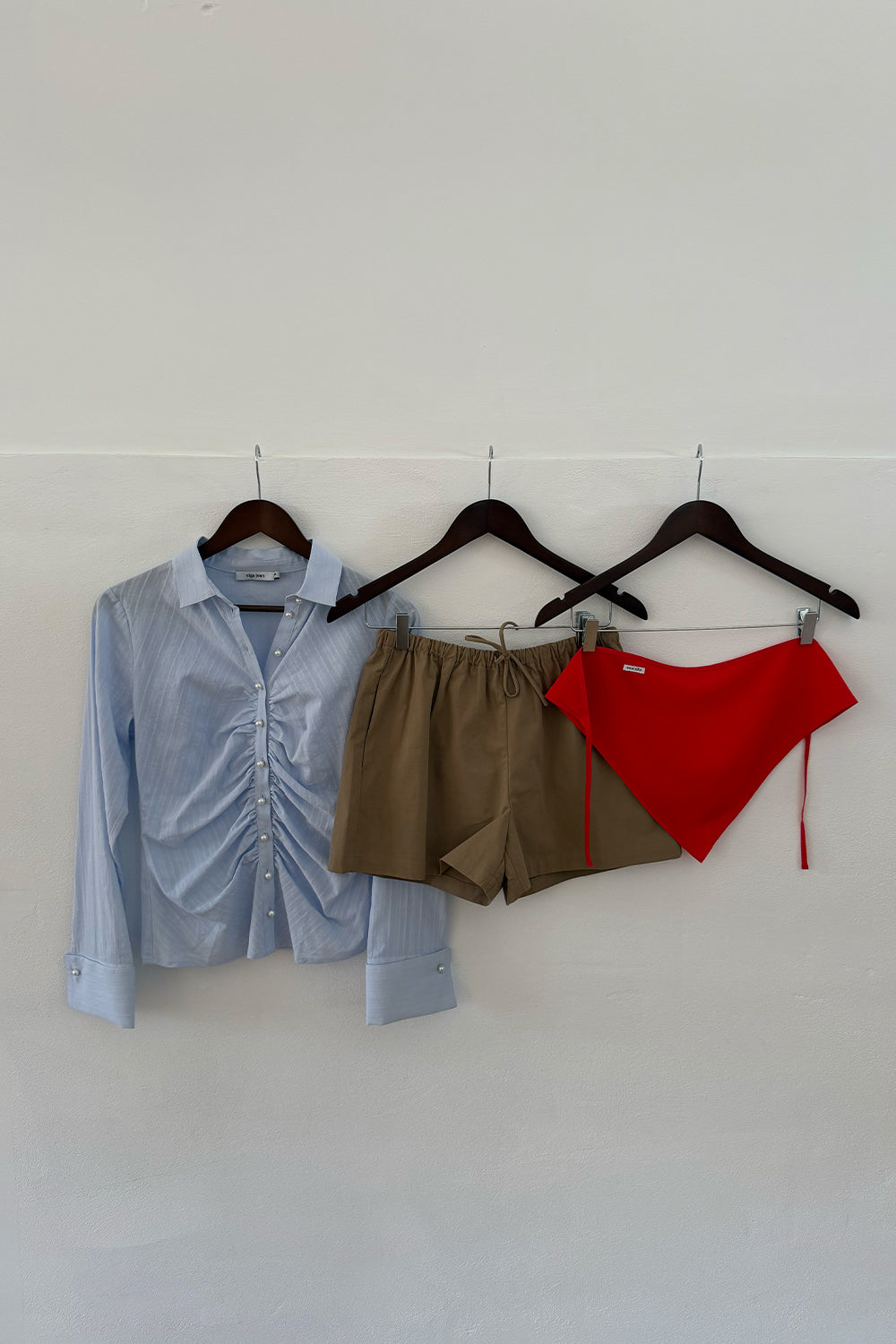 Mid-Rise Drawcord Short Tortora