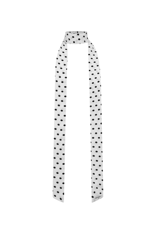 Neck Scarf Pois Bianca