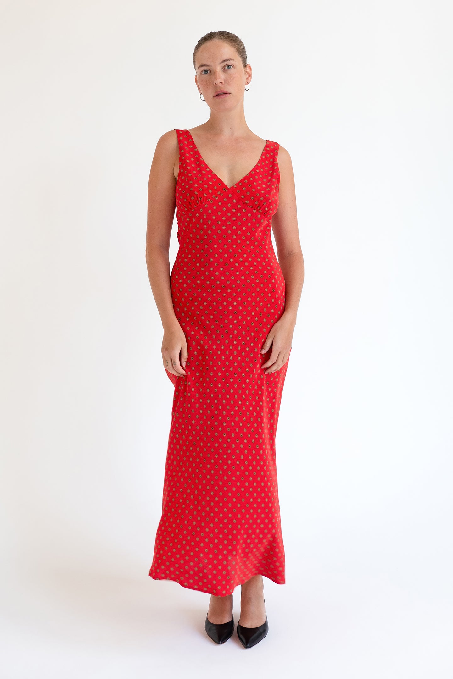 Plunge Bias Dress Gia Rossa