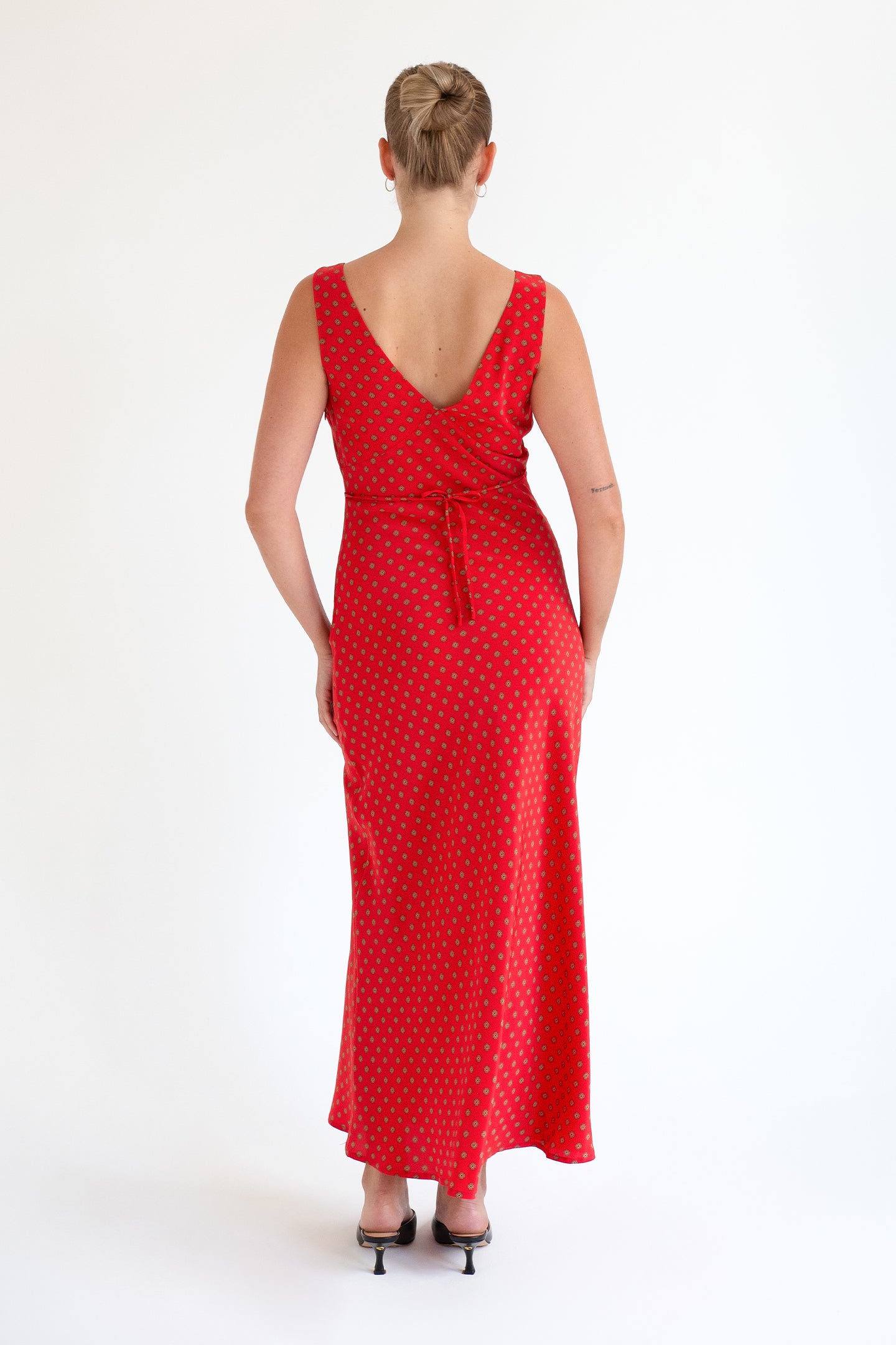 Plunge Bias Dress Gia Rossa