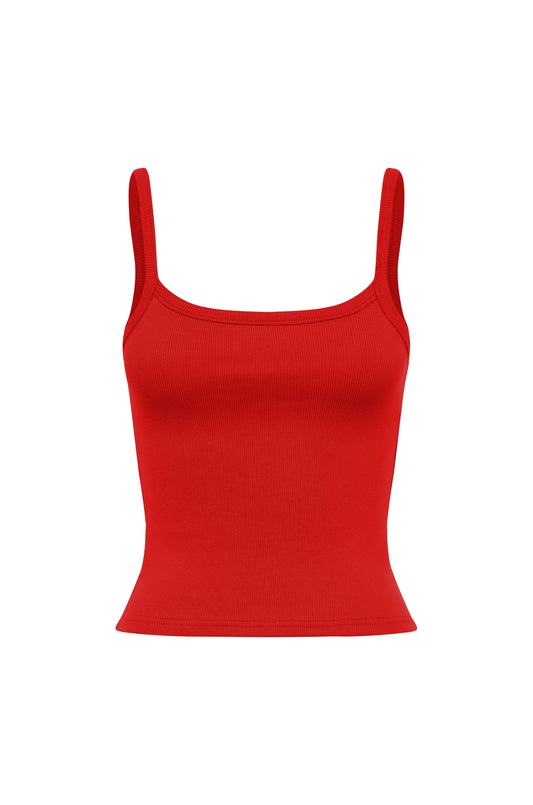 Ribbed Singlet Rossa