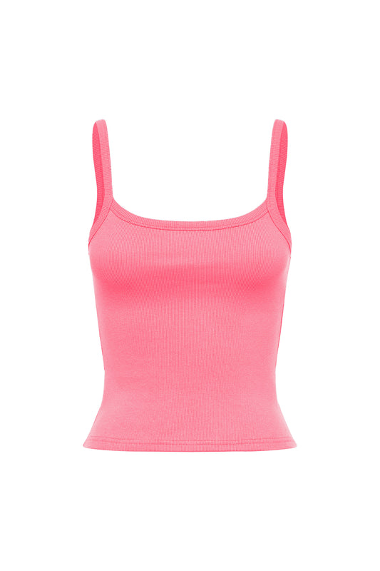 Ribbed Singlet Rosa Rosa