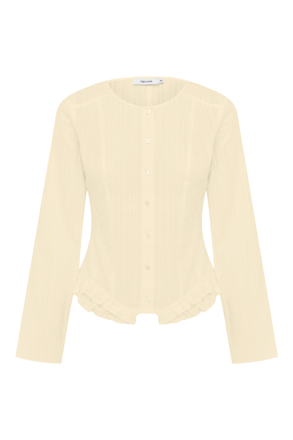 Ruffle-Hem Blouse Burro